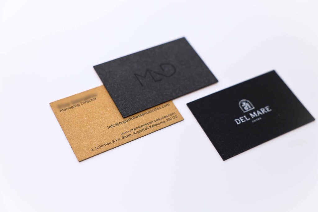 business card luxury