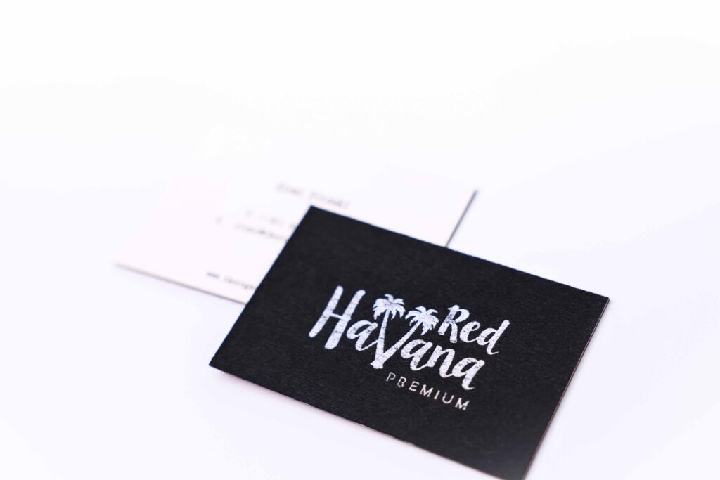 business card luxury