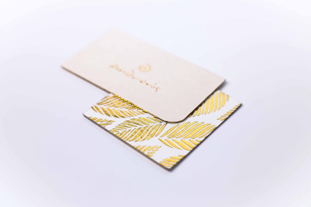 business card luxury