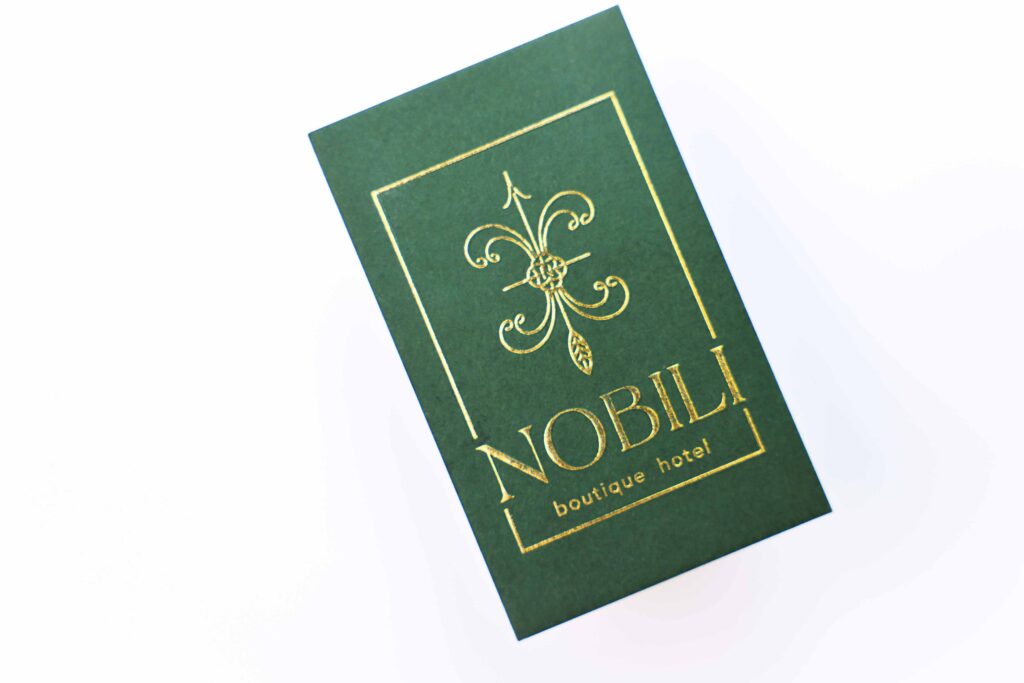 business card luxury