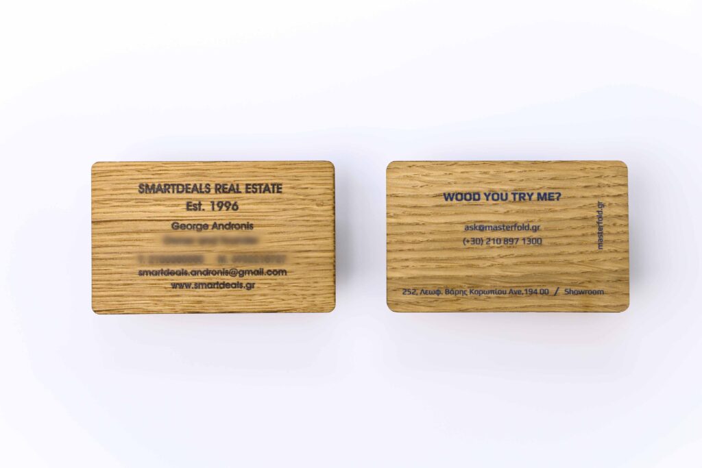 business card luxury