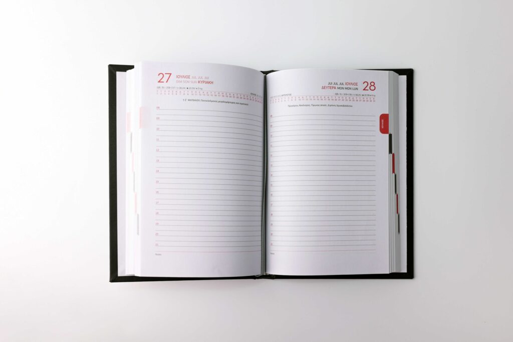 diary planner details