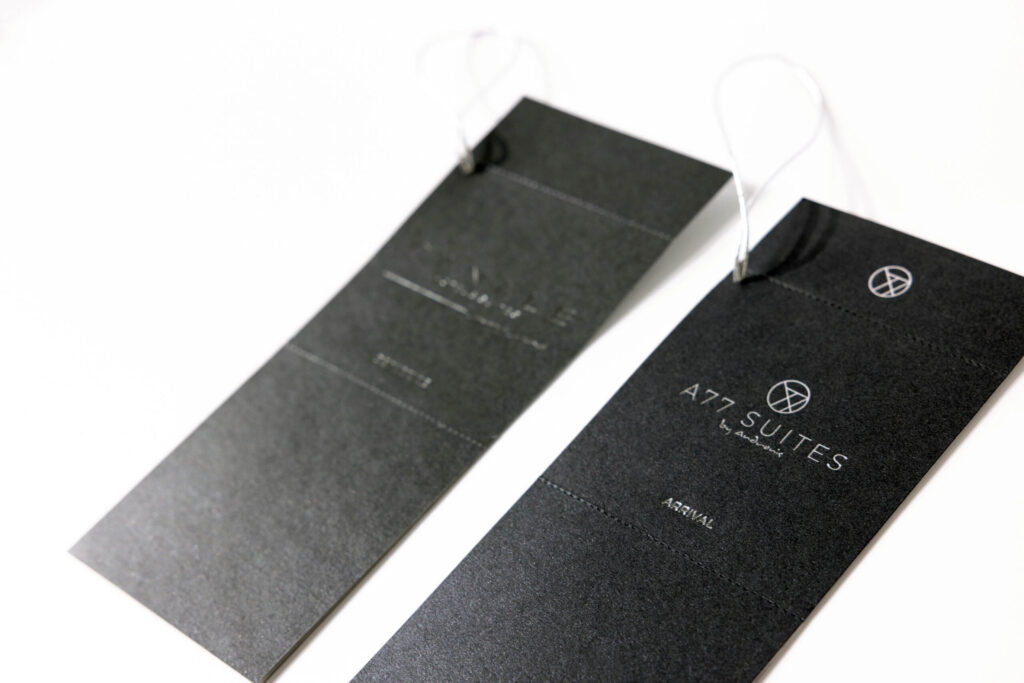 luggage tag paper