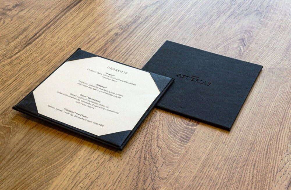 Board menu desserts breakfast sani asterias