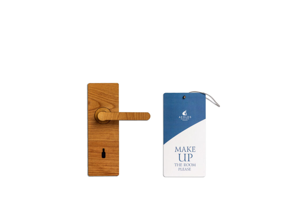door hanger s aeolos beach hotel