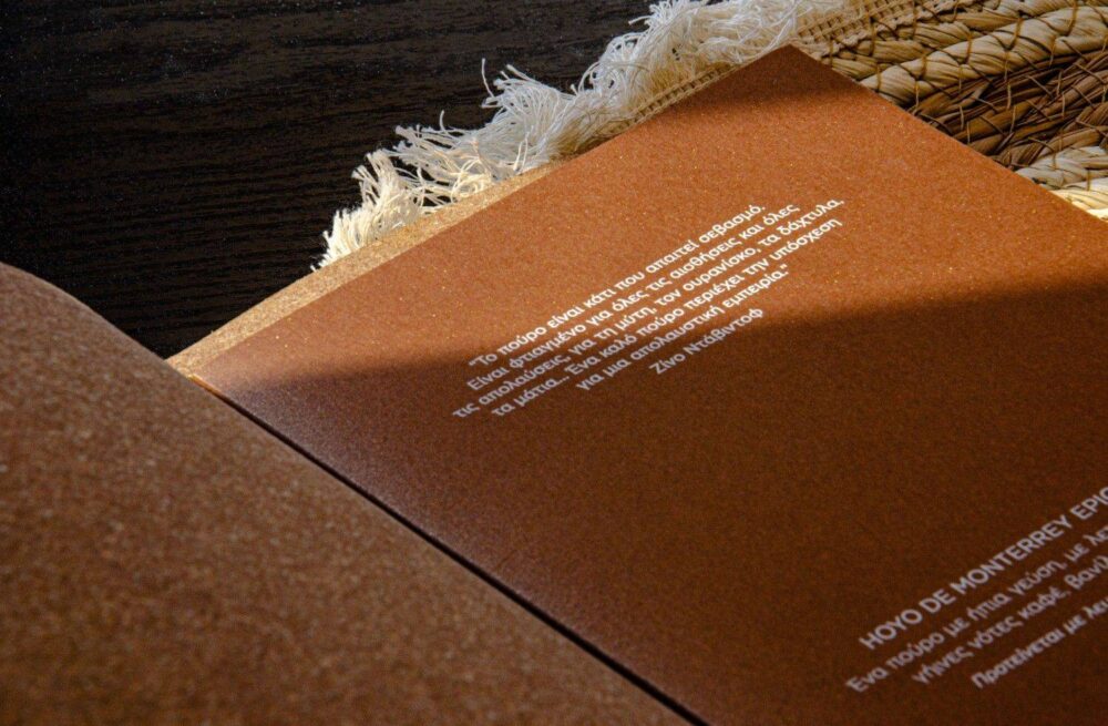 flexy cover menu extras cigar olivar