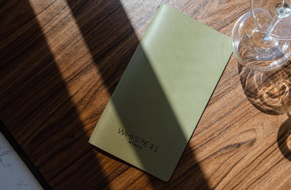flexy cover menu wine bev bar whispers