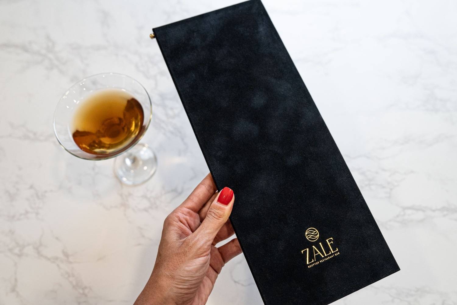 hard cover menu bev bar zale