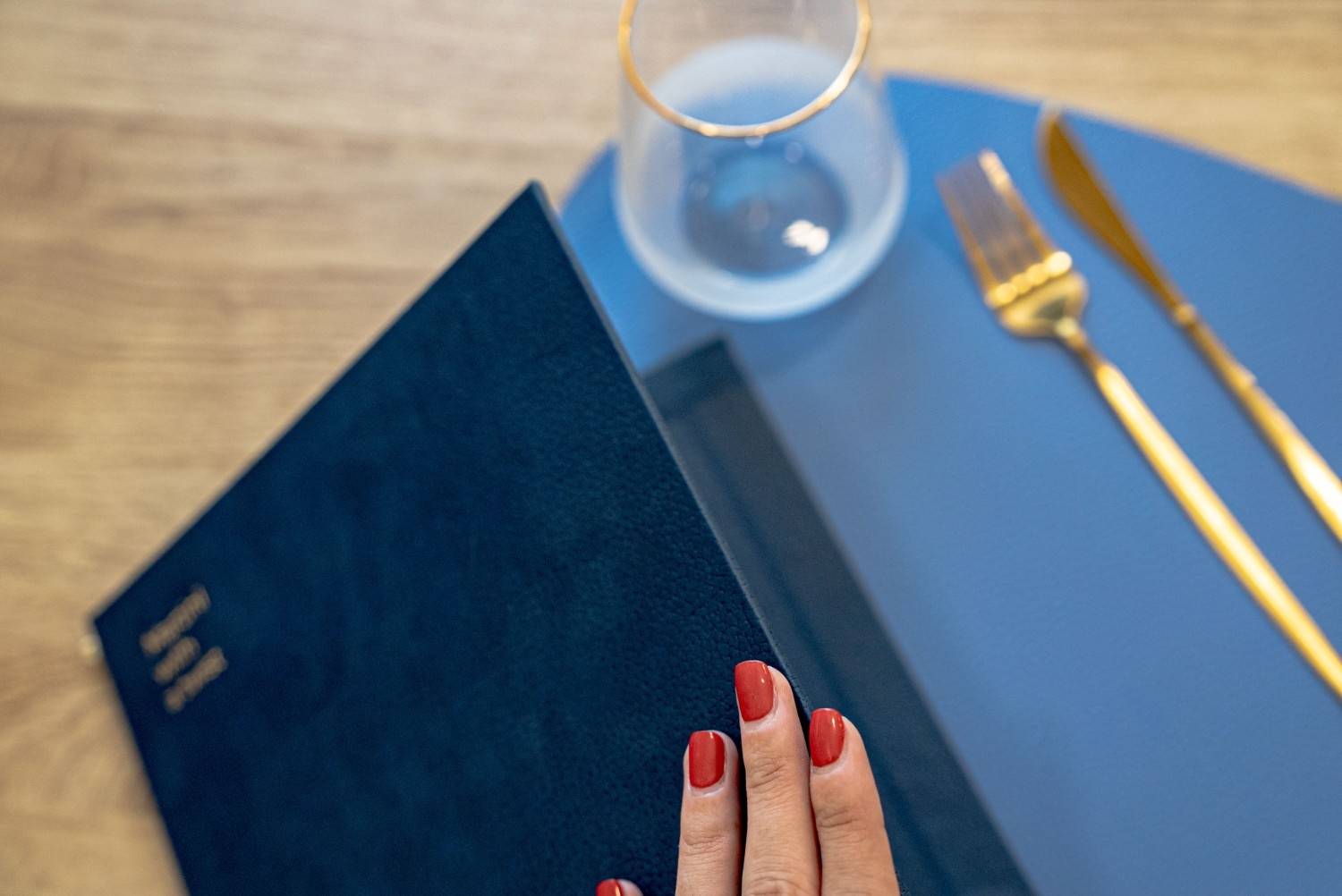 hard cover menu breakfast martini with a twist