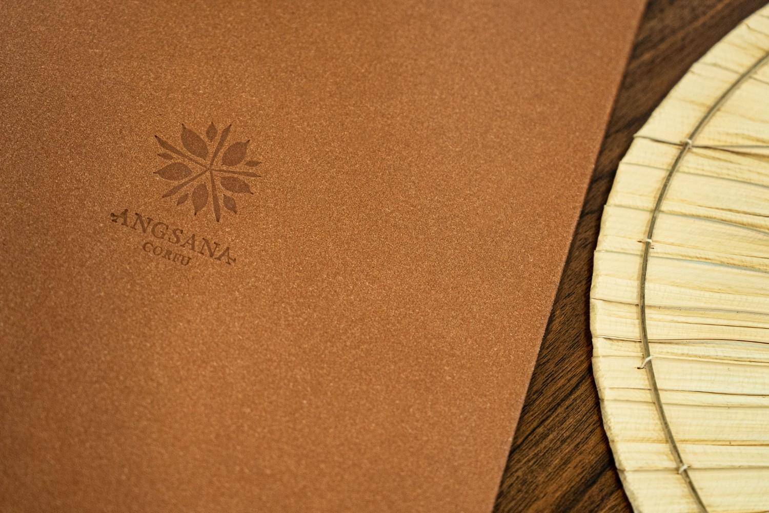 hard cover menu extras spa angsana