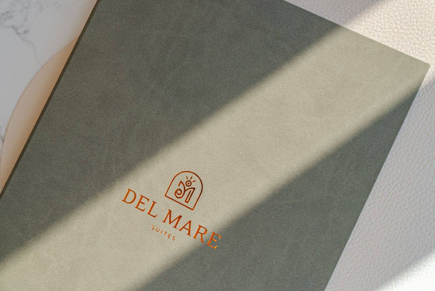 hard cover menu food delmare