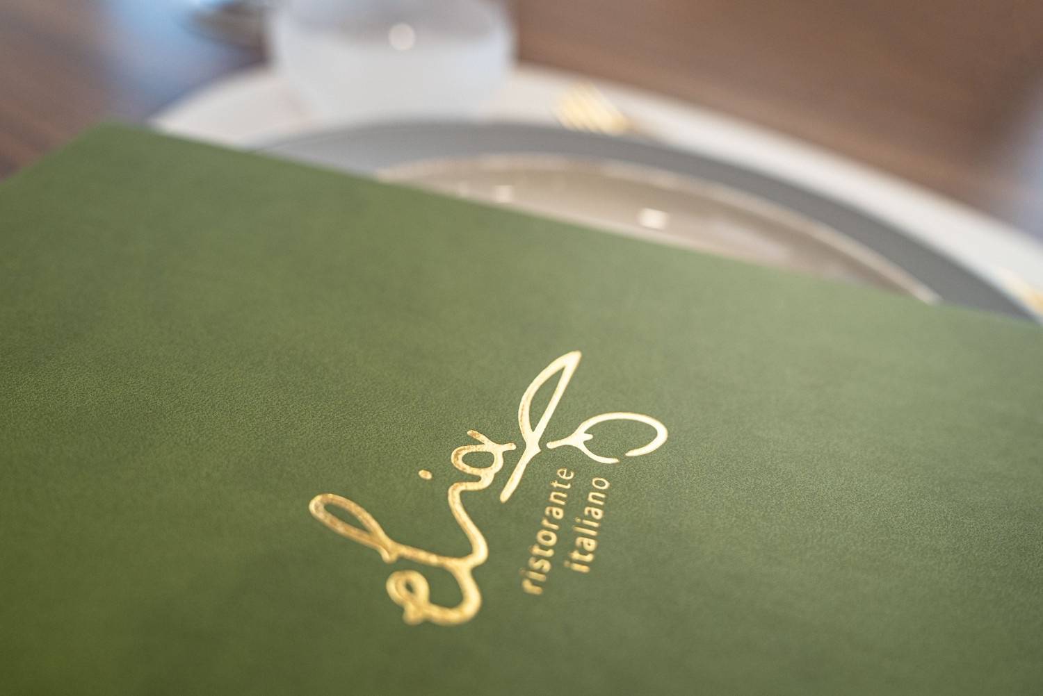 hard cover menu food elia ristorante it