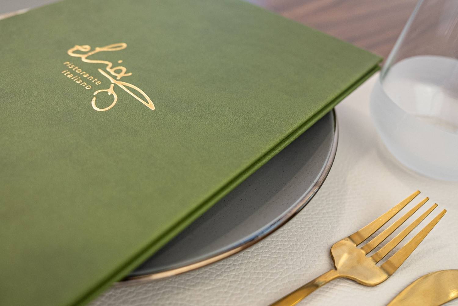 hard cover menu food elia ristorante it